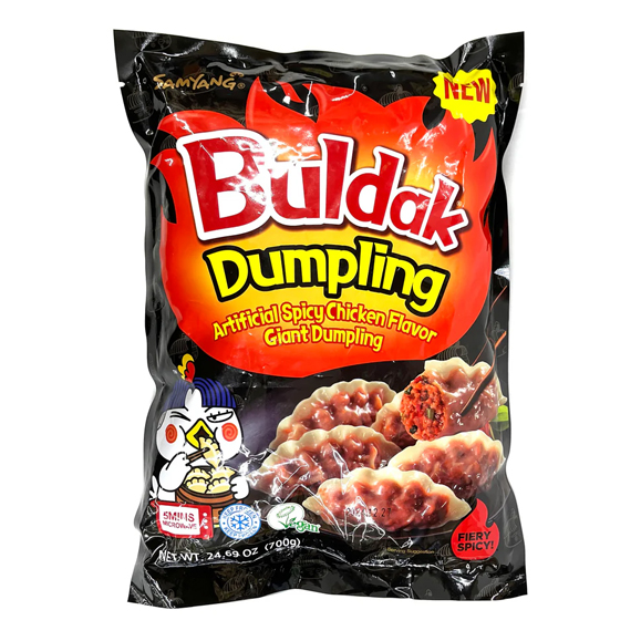 Buldak Very Spicy Dumplings – Chicken Flavor (Vegan)